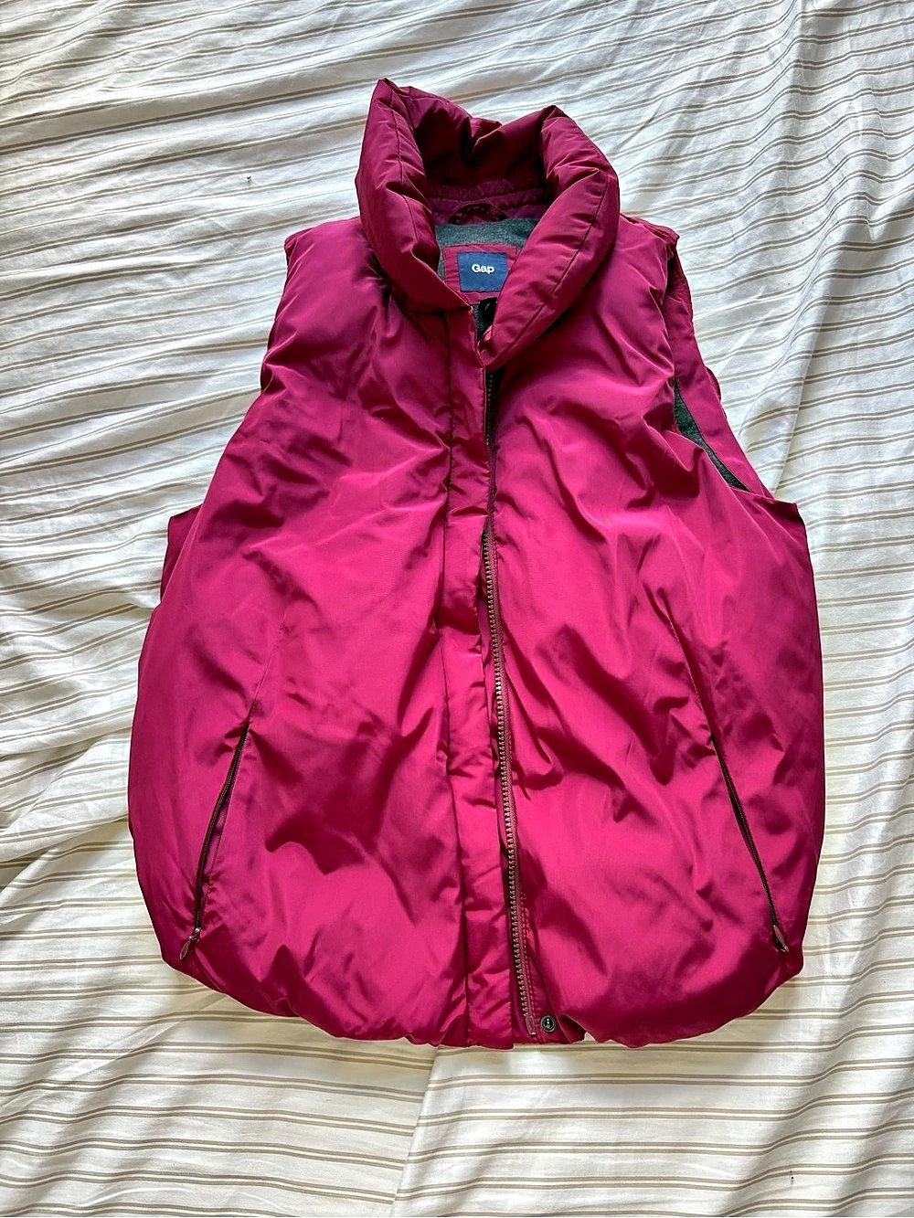 Gap Quilted Puffer Vest Women's Pink